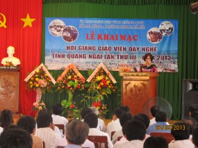 Hội giảng giáo viên dạy nghề tỉnh Quảng Ngãi- năm 2013